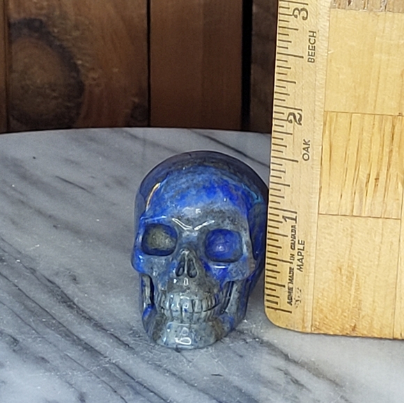 Lapis Lazuli Skull - Picture 4 of 15